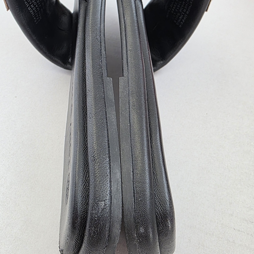 Tory Burch Black Slide Perfect Black/Gold Size 10 - Picture 8 of 15